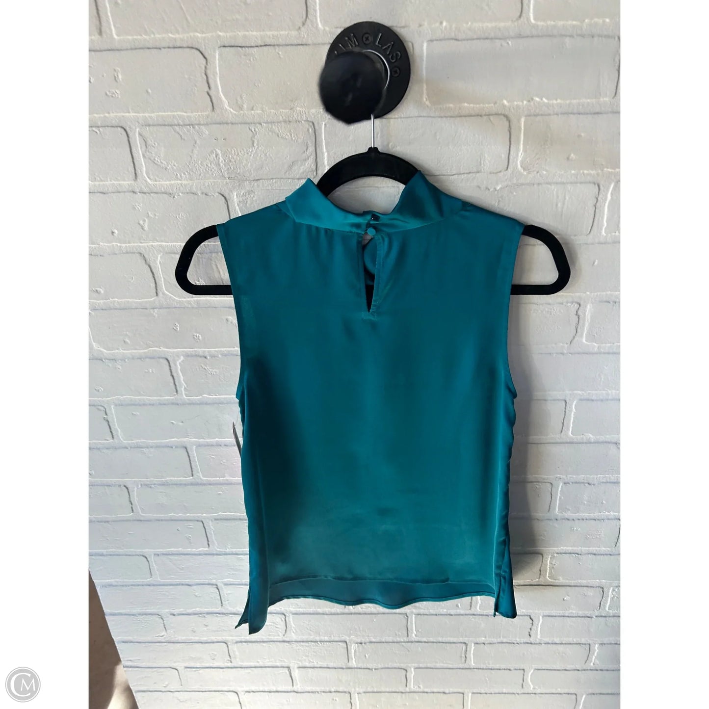 Top Sleeveless By Ann Taylor In Teal, Size: Sp