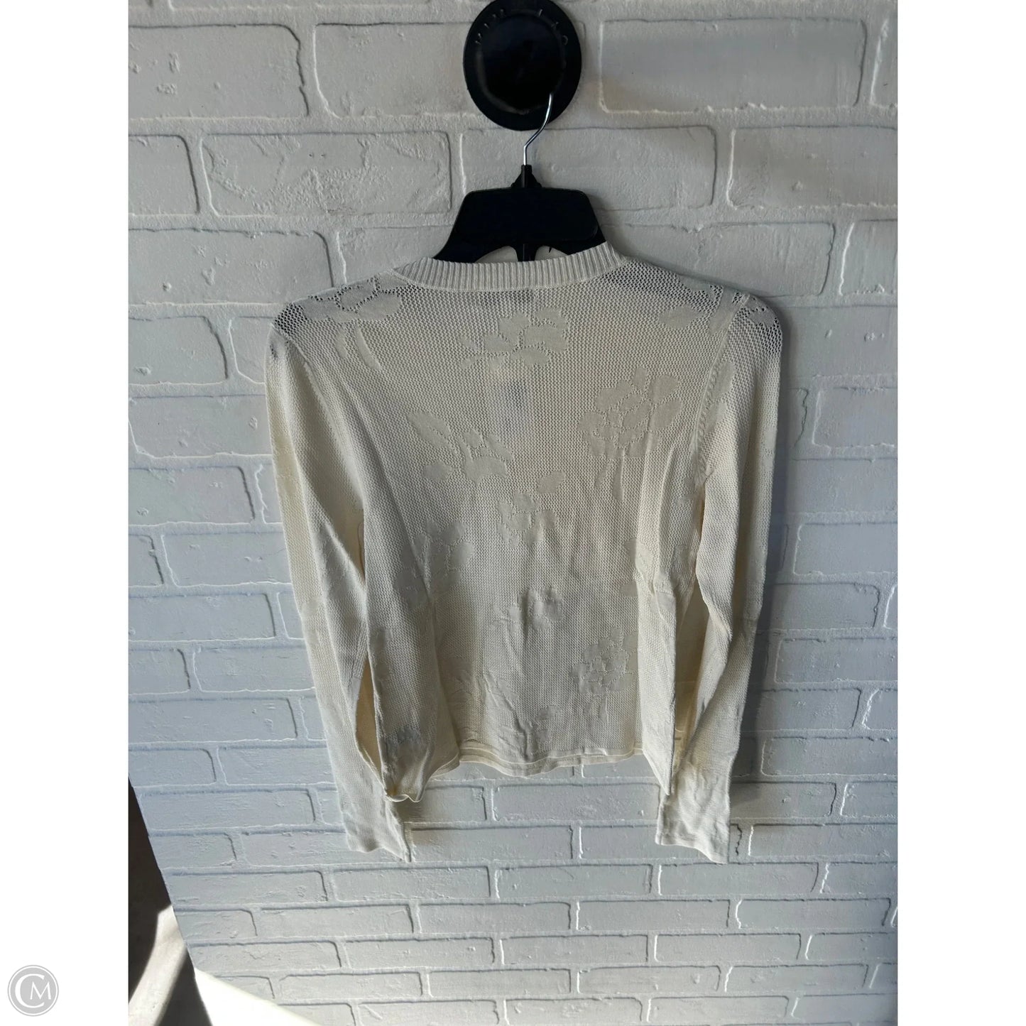 Top Long Sleeve By Z Supply In Cream, Size: M