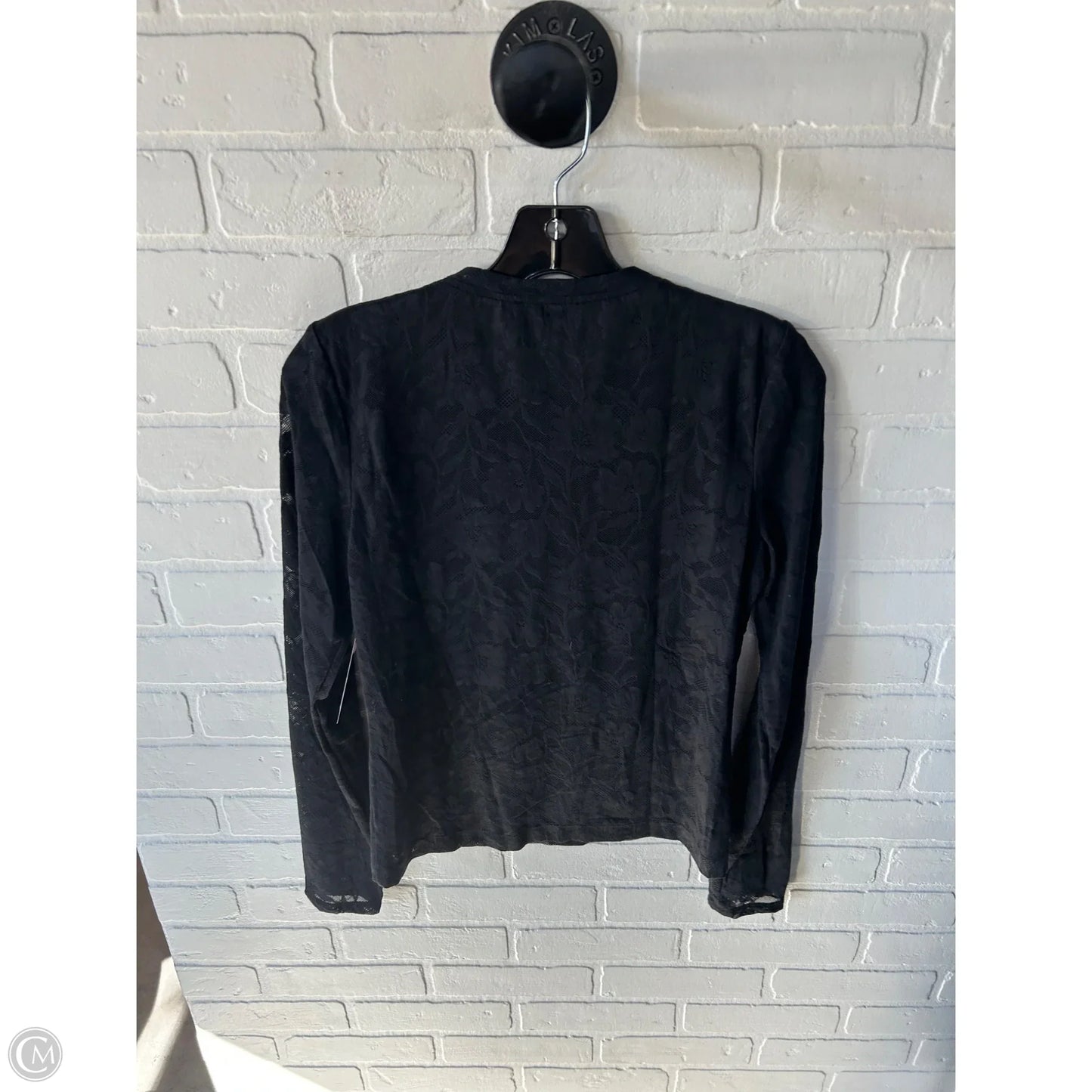 Top Long Sleeve By Evereve In Black, Size: Xs