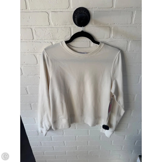 Athletic Sweatshirt Crewneck By Athleta In Cream, Size: S
