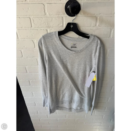 Athletic Sweatshirt Crewneck By Tek Gear In Grey, Size: S