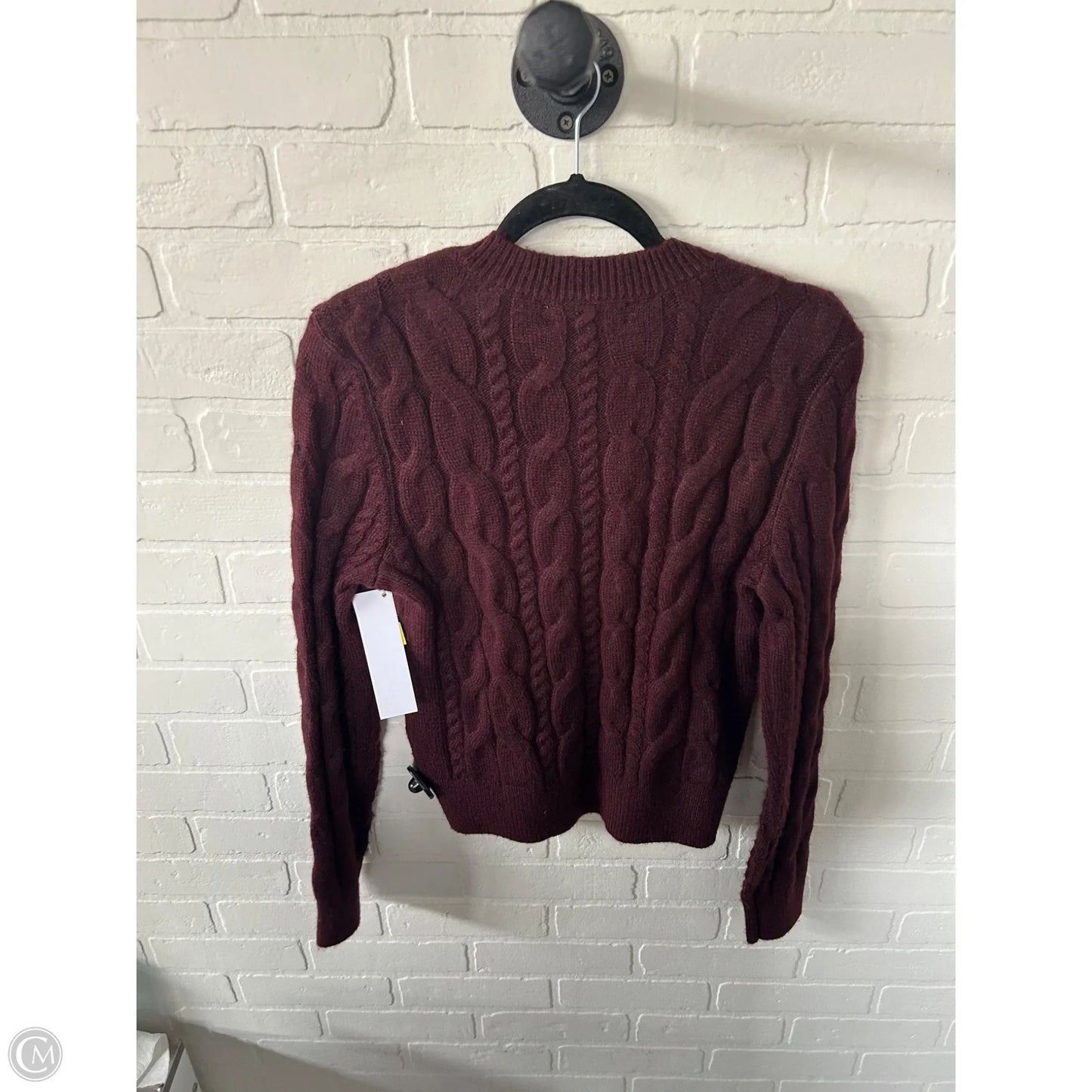 Sweater Cardigan By Loft In Brown, Size: S