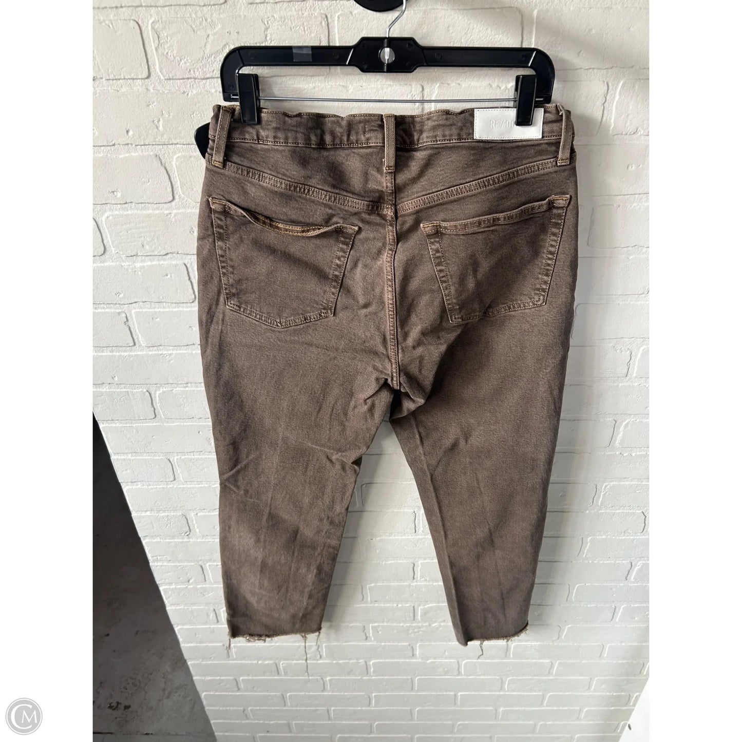 Jeans Straight By Cmc In Brown Denim, Size: 10