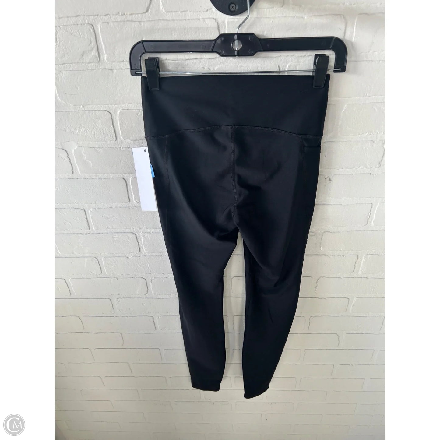 Athletic Leggings By Under Armour In Black & Blue, Size: 4