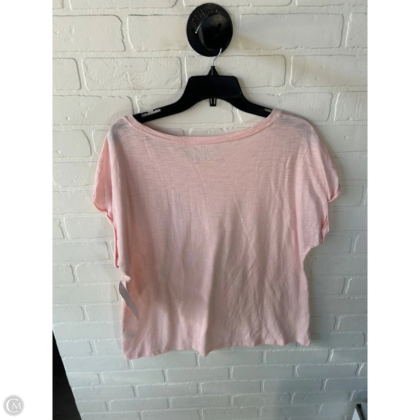 Top Short Sleeve By Talbots In Orange & Pink, Size: Xl
