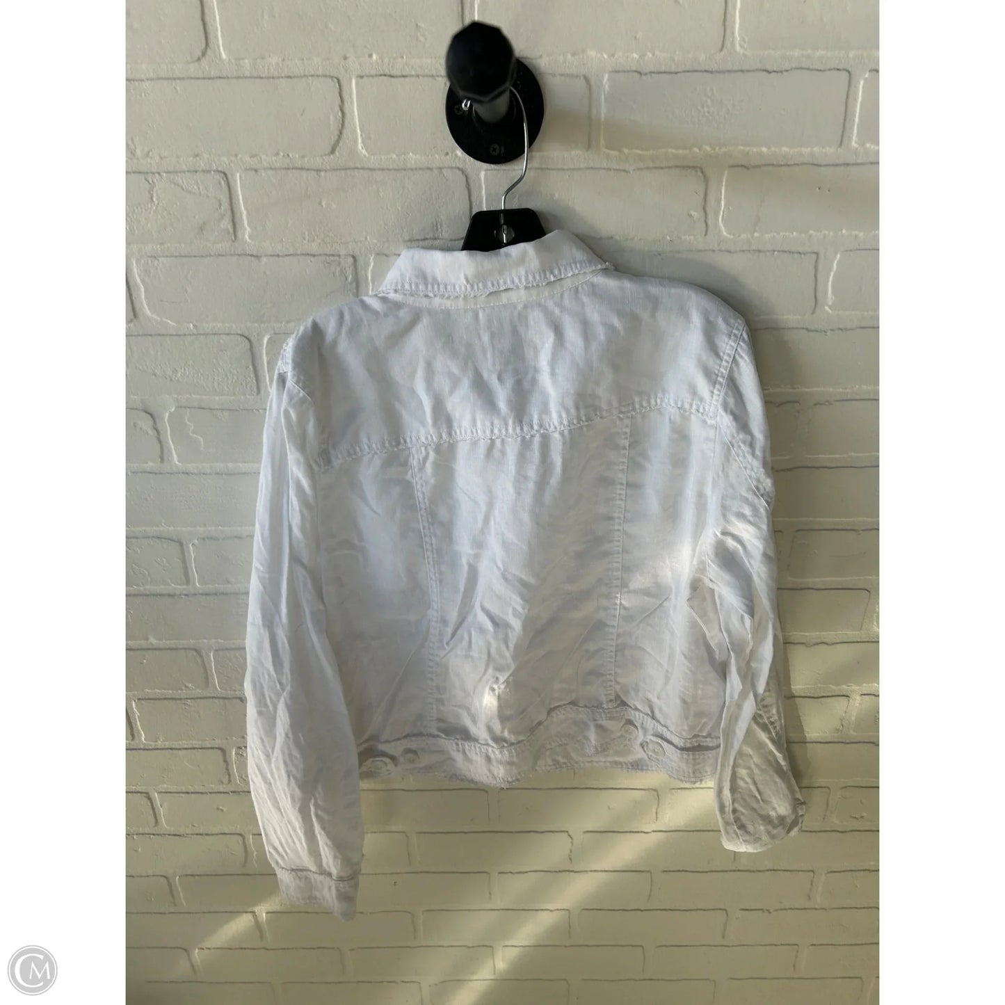 Jacket Denim By Tommy Bahama In White, Size: L