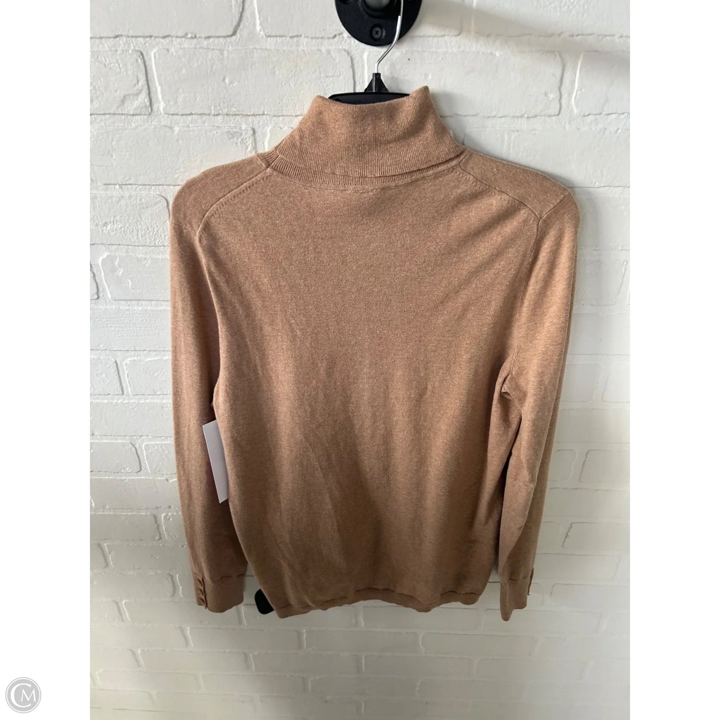 Sweater By Talbots In Tan, Size: L