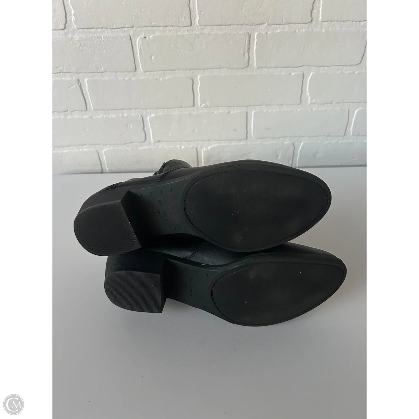 Boots Ankle Flats By Clothes Mentor In Black, Size: 9