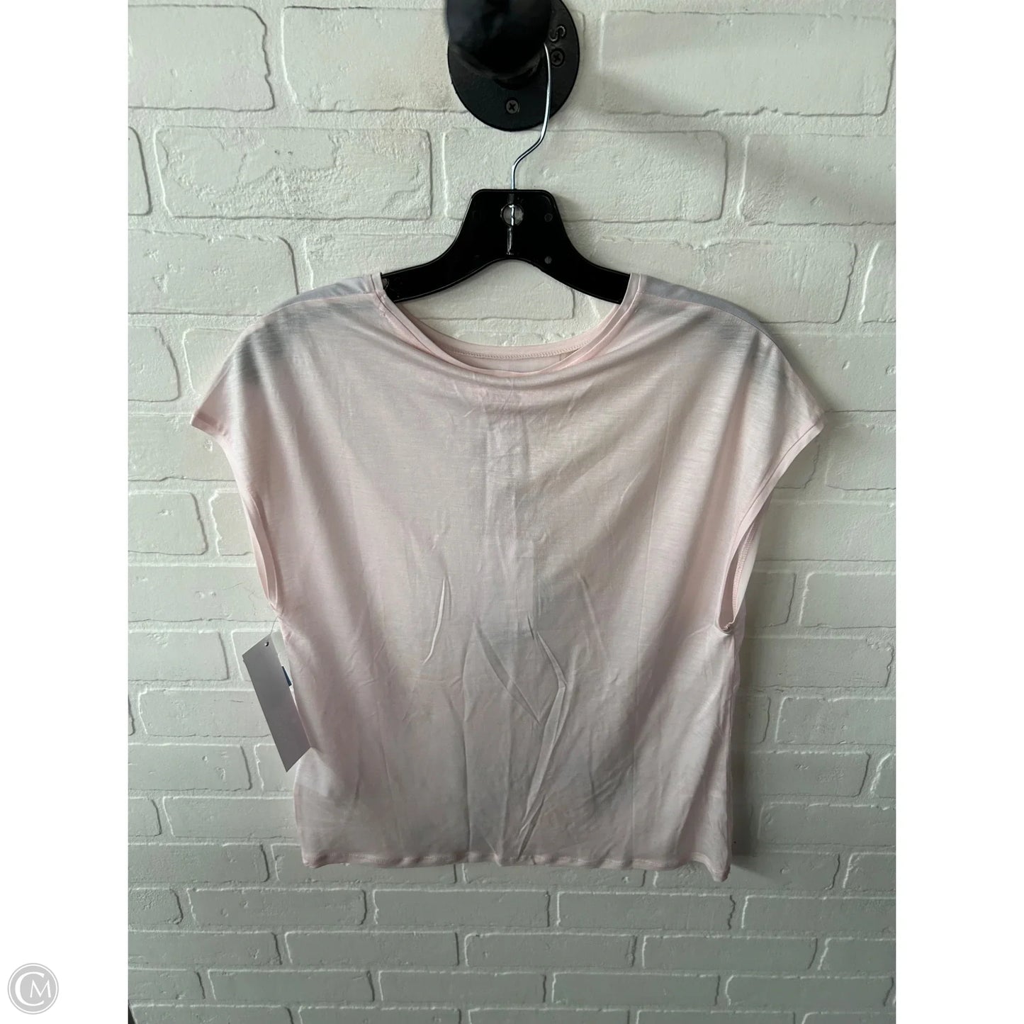 Top Short Sleeve By Ted Baker In Pink & Yellow, Size: S