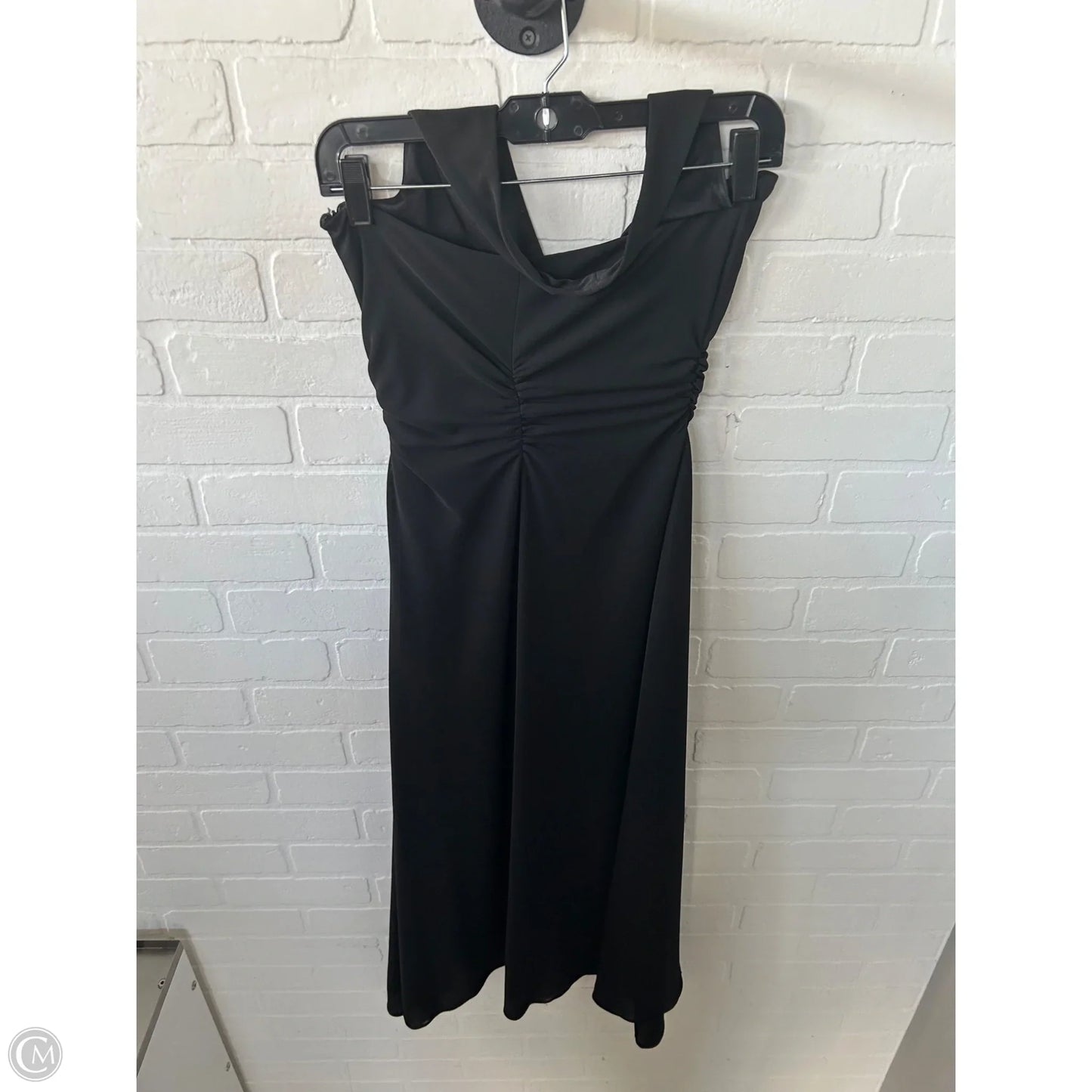 Dress Party Midi By David Meister In Black, Size: Xs