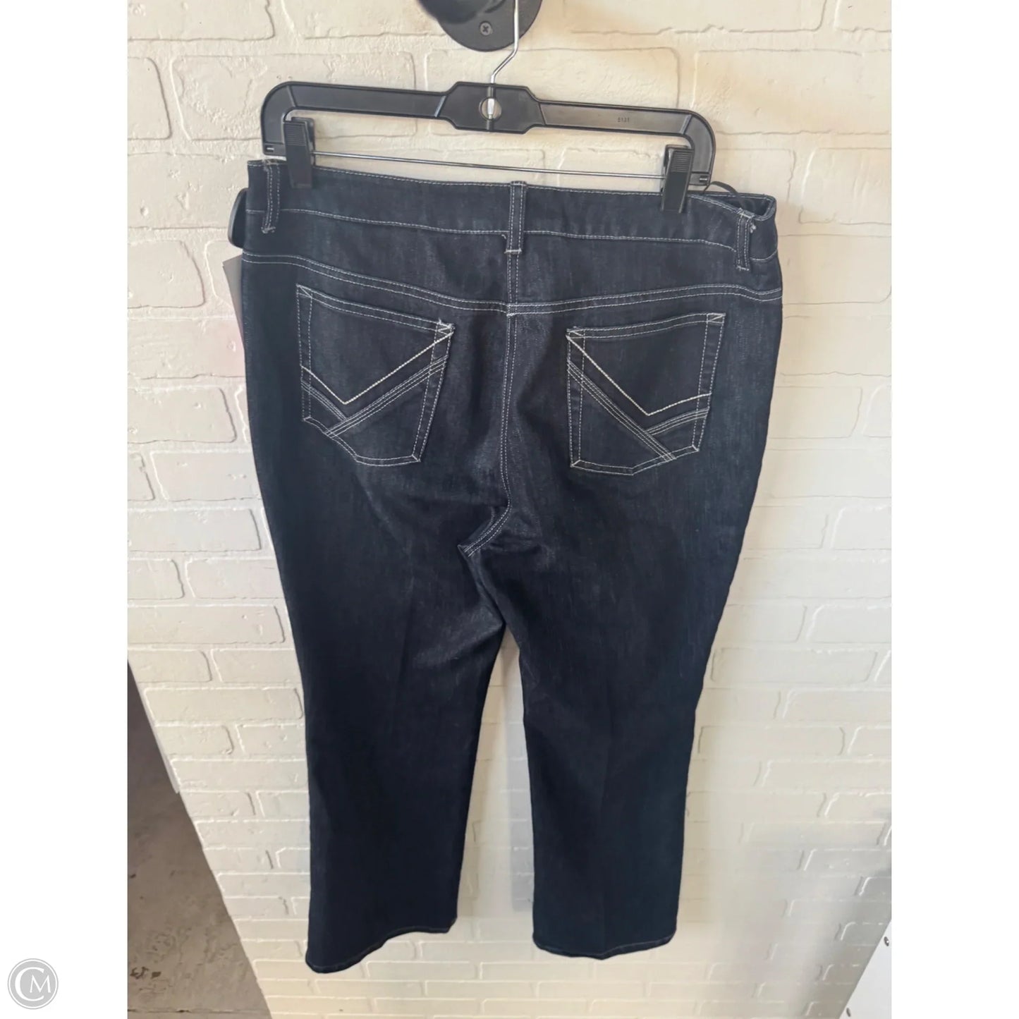 Jeans Wide Leg By Jones New York In Blue Denim, Size: 12