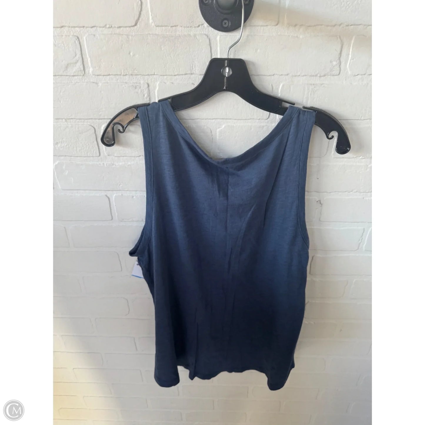 Top Sleeveless By Eddie Bauer In Blue & Red, Size: L