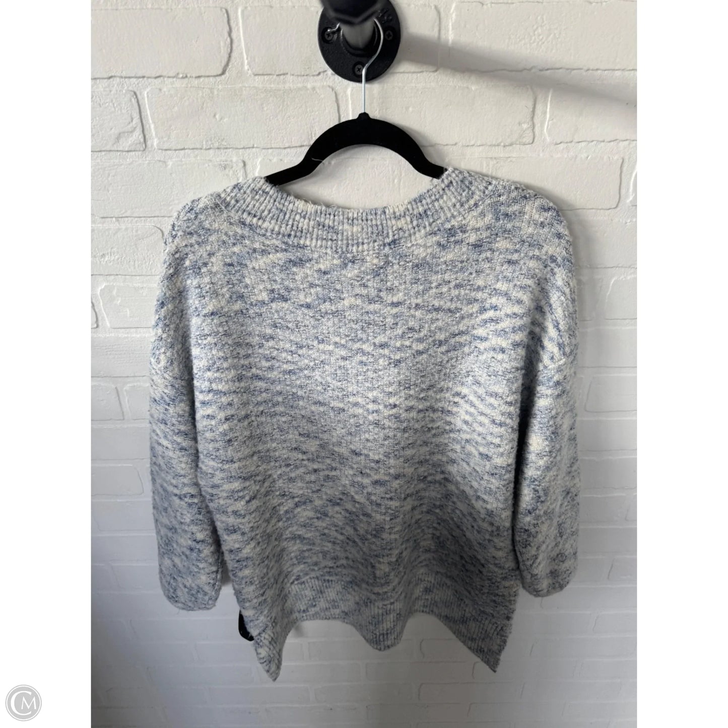 Sweater By Lc Lauren Conrad In Blue & White, Size: S