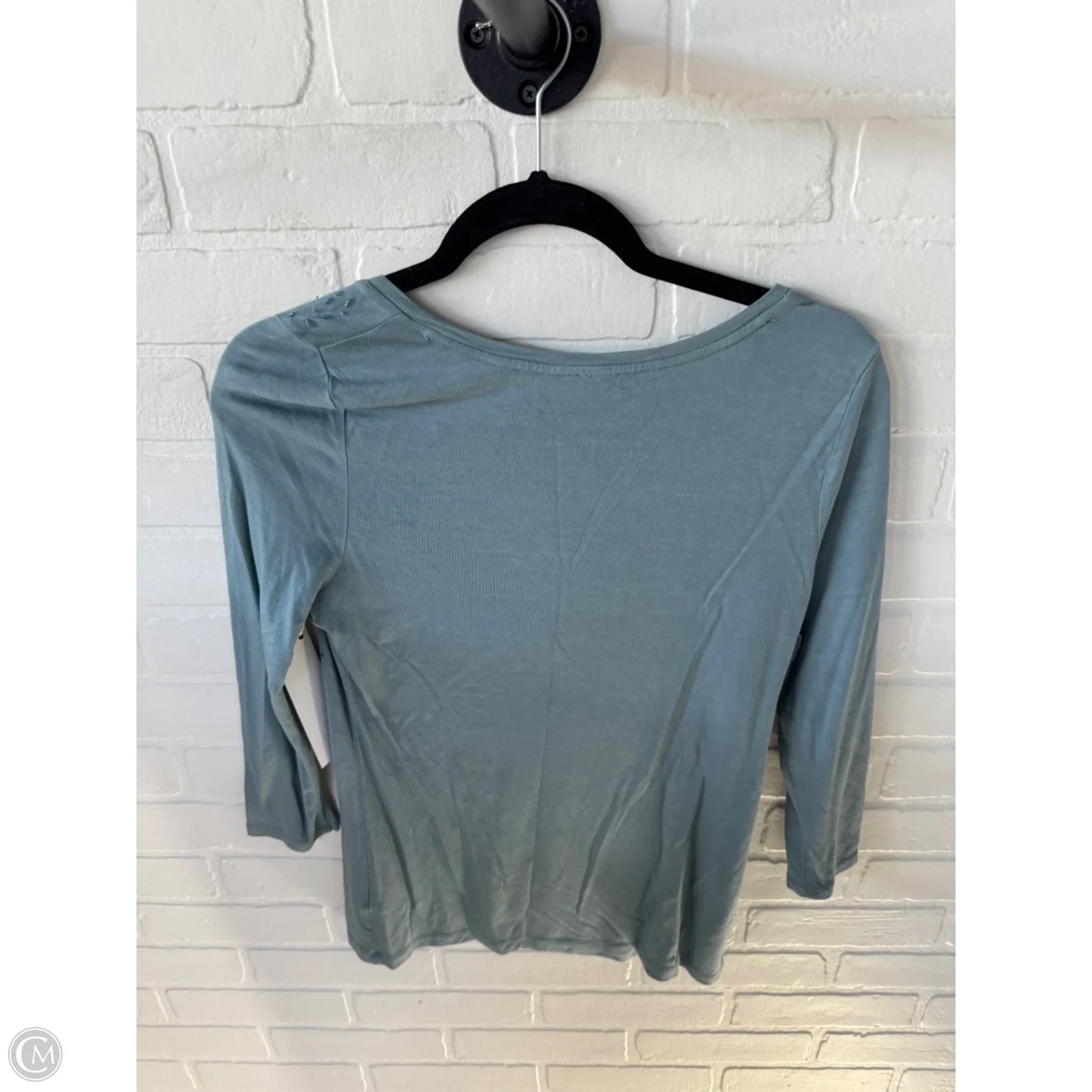 Top 3/4 Sleeve By Talbots In Blue, Size: Mp