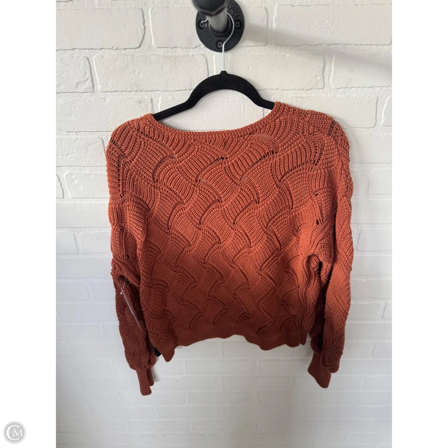 Sweater By Moon And Madison In Brown, Size: L
