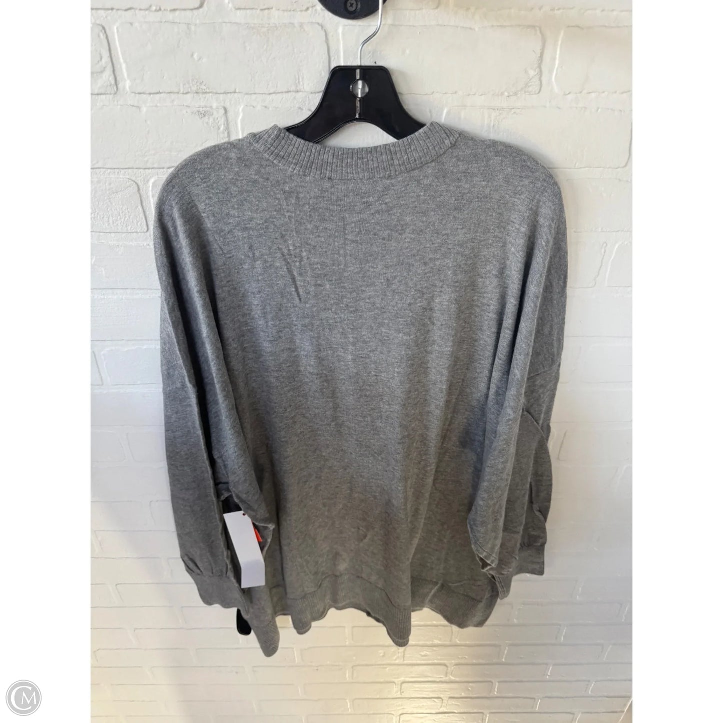 Sweater Cardigan By Torrid In Grey, Size: 4x