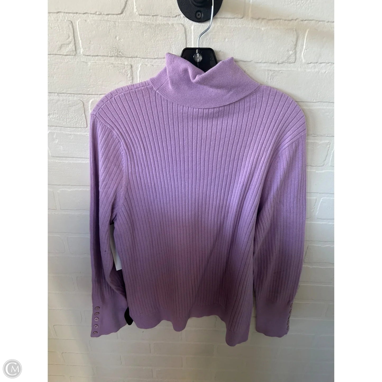 Sweater By Talbots In Purple, Size: Xl