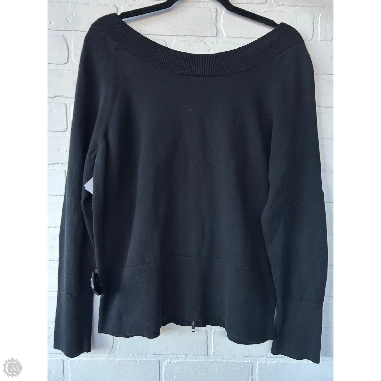 Sweater Cardigan By Cabi In Black, Size: L