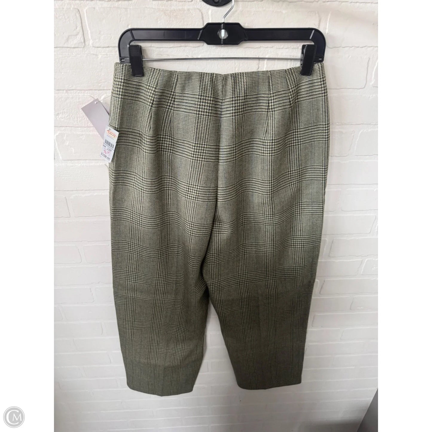 Pants Dress By Talbots In Brown & Green, Size: 12