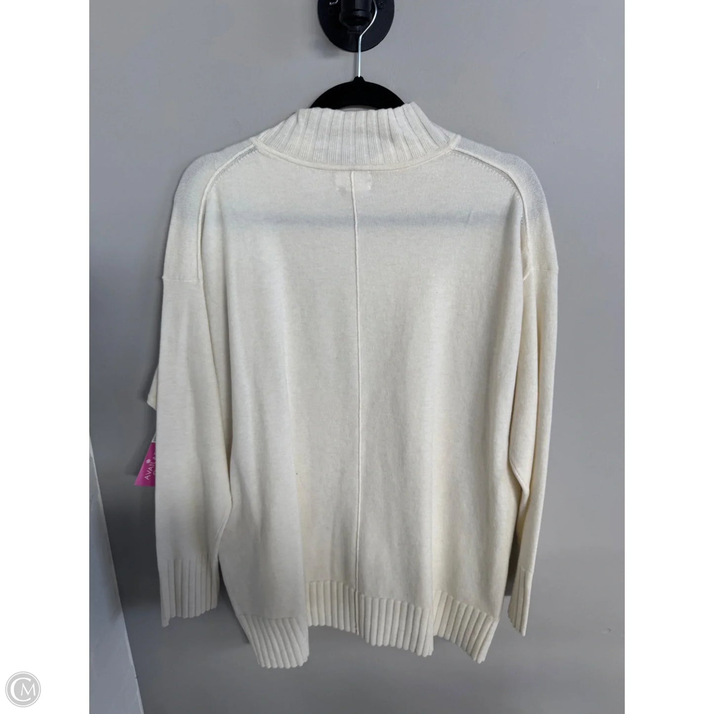 Sweater By Caslon In Cream, Size: Xl