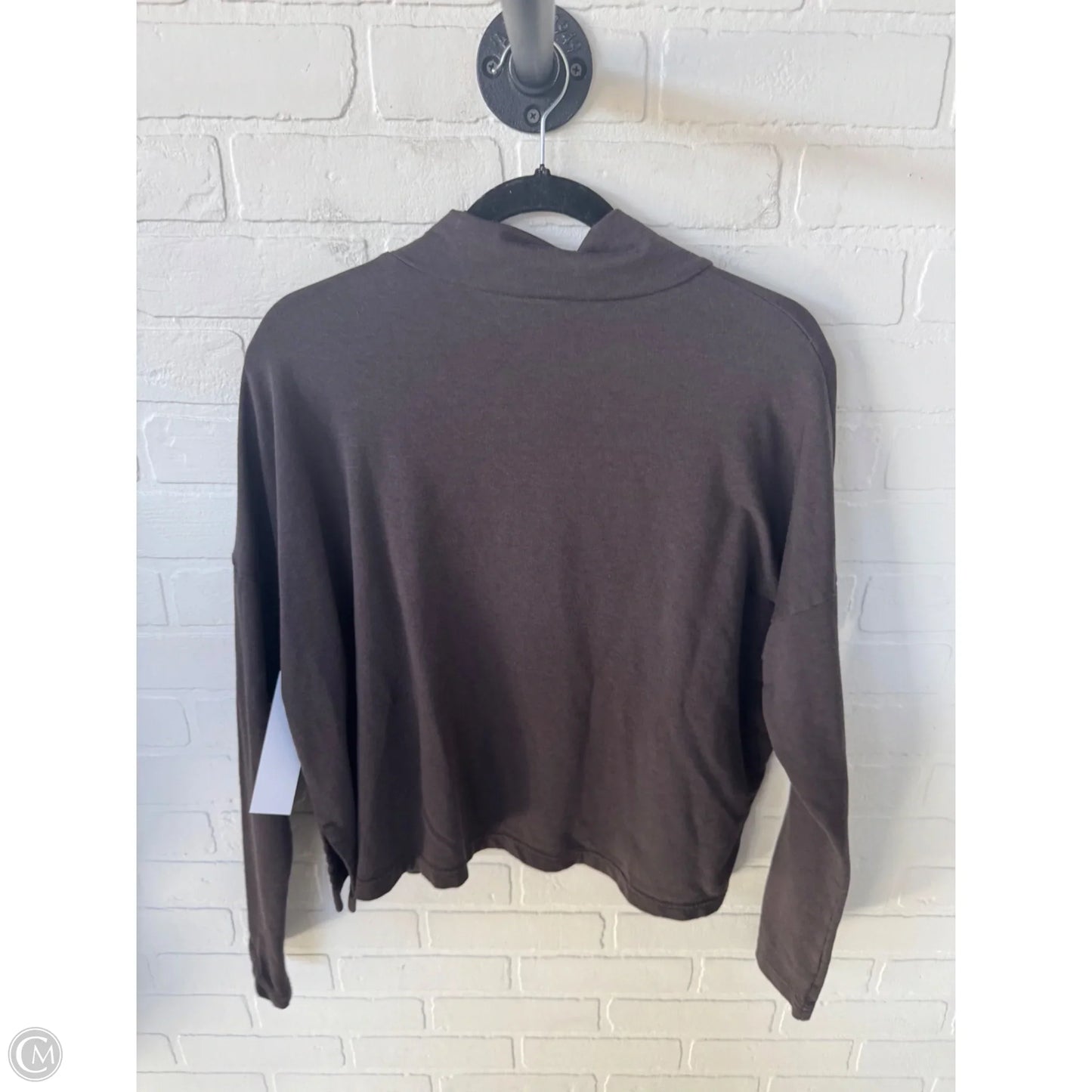 Top Long Sleeve By Bryn Walker In Brown, Size: Xs