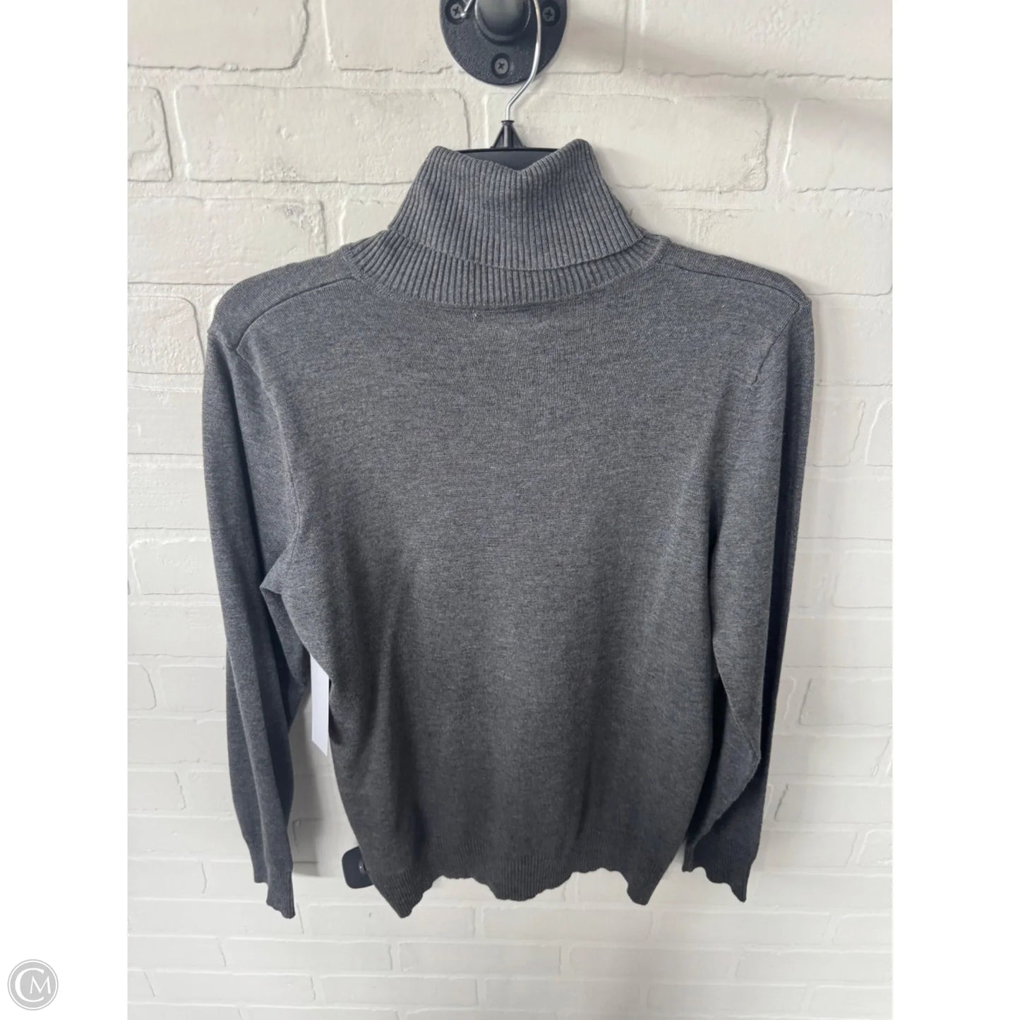 Sweater By Joseph A. In Grey, Size: L