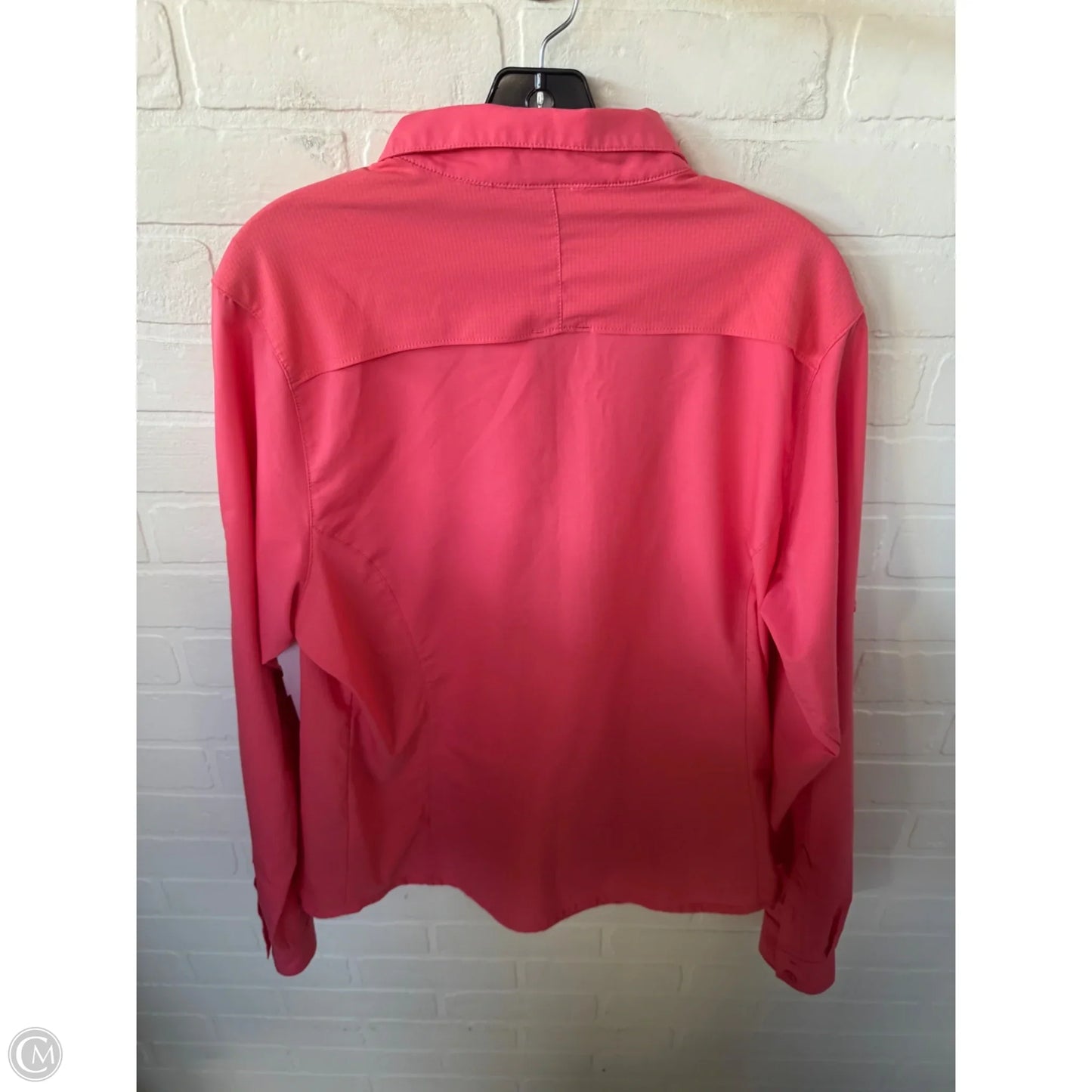 Top Long Sleeve By Clothes Mentor In Coral, Size: Xl