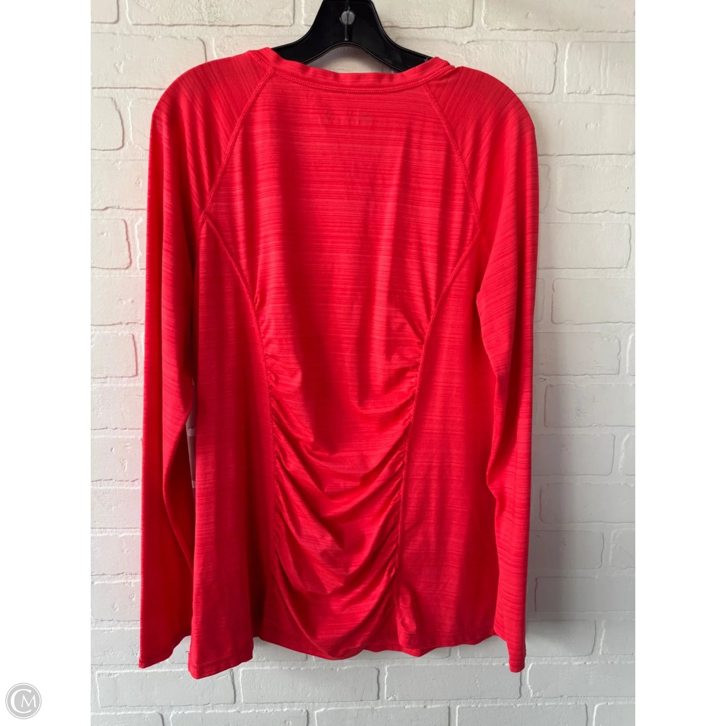 Athletic Top Long Sleeve Crewneck By Xersion In Orange, Size: Xl