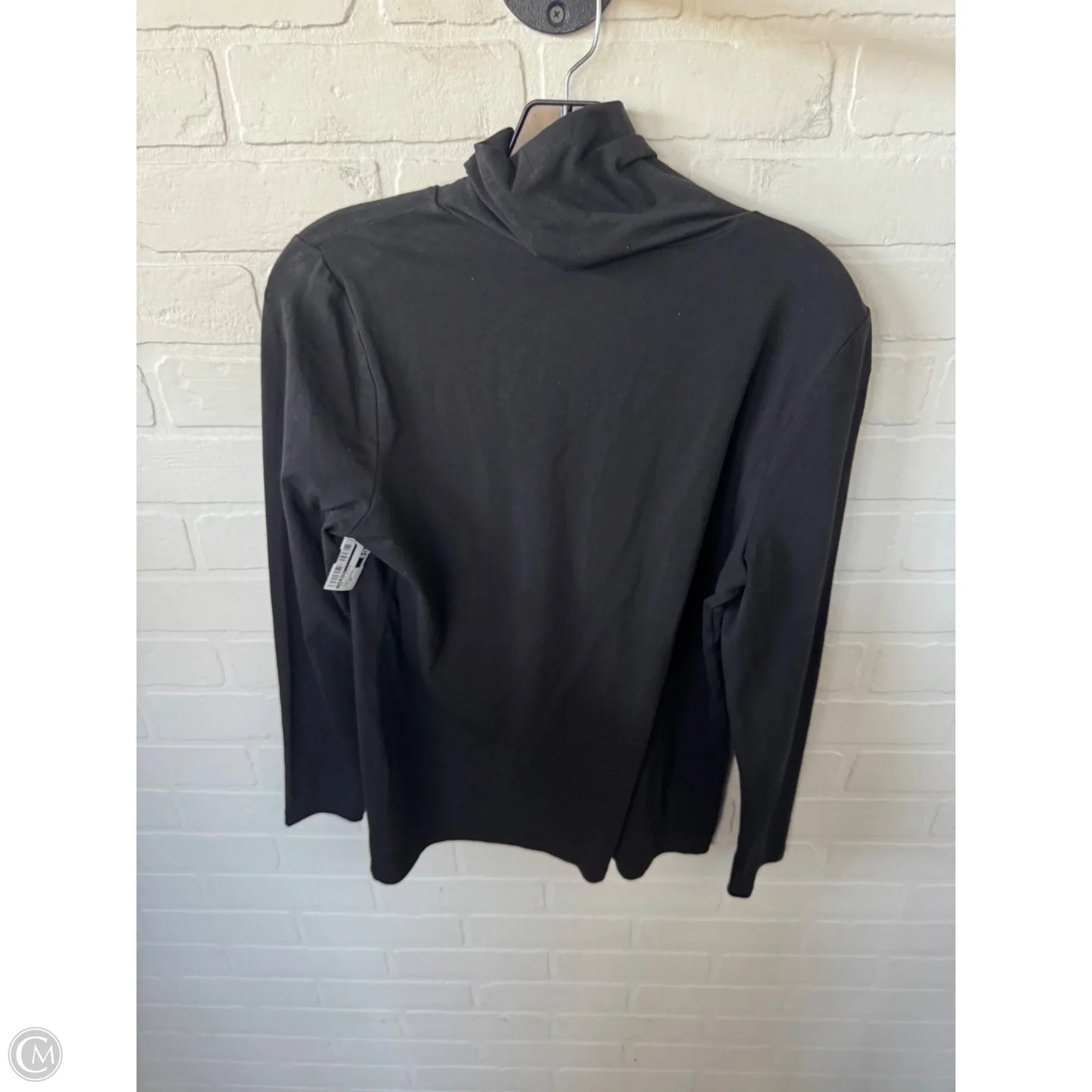 Top Long Sleeve Basic By Talbots In Black, Size: Mp