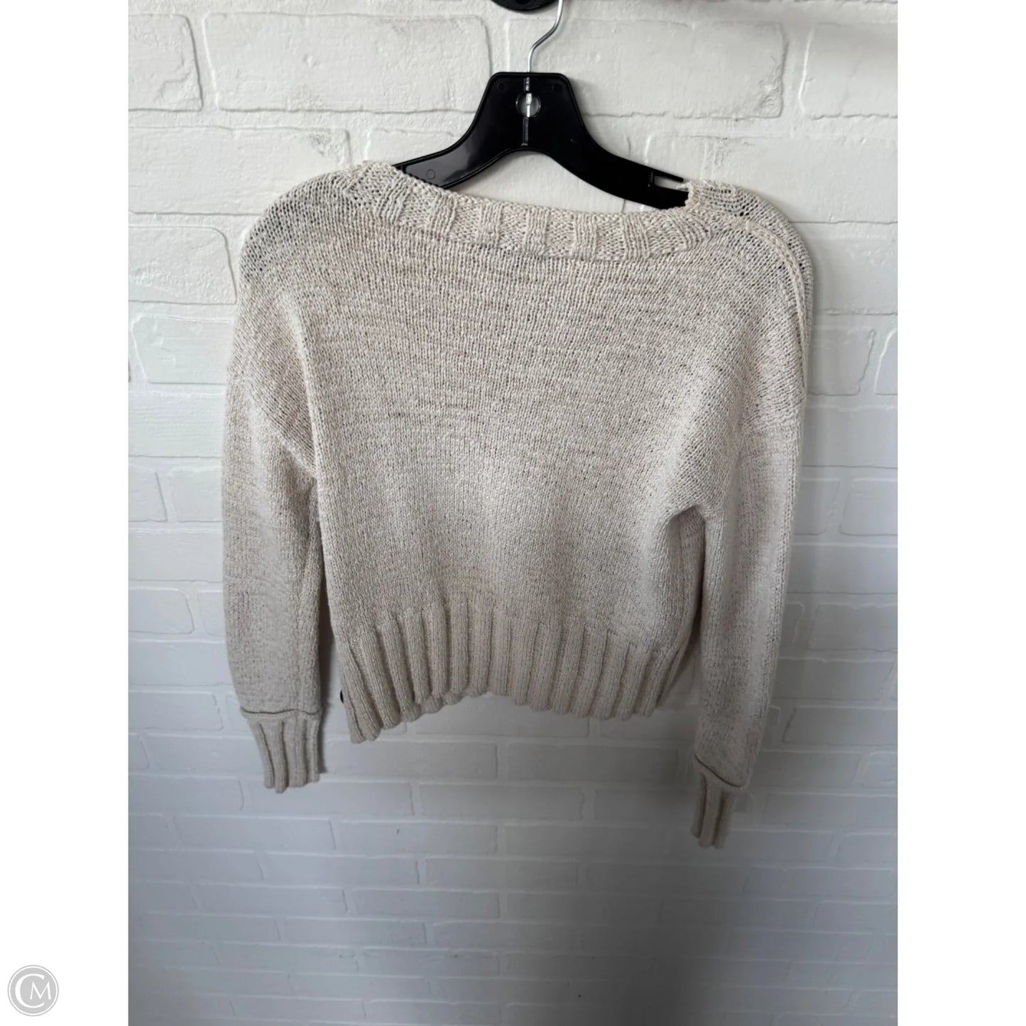 Sweater By J. Crew In Cream & Tan, Size: Xs