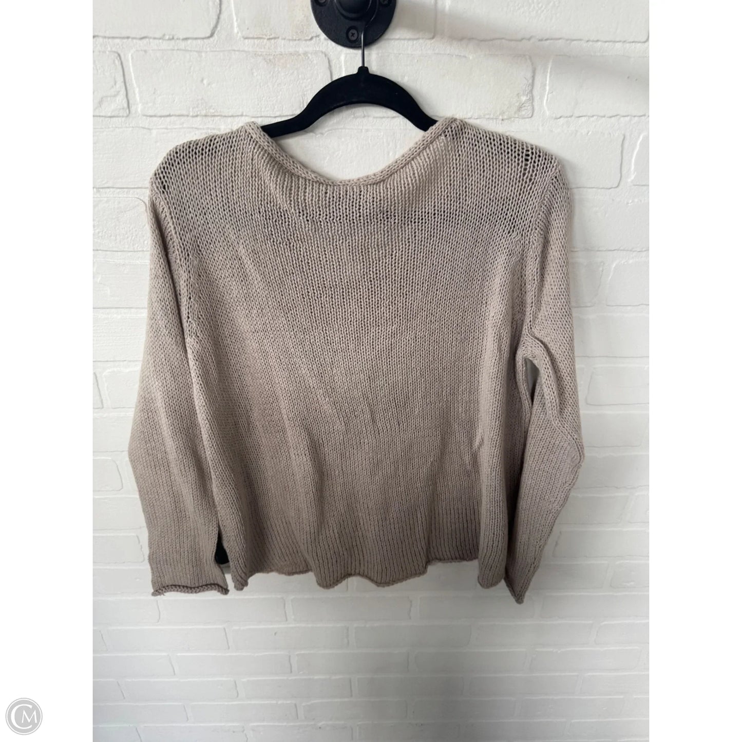 Sweater By Wooden Ships In Tan & Yellow, Size: S