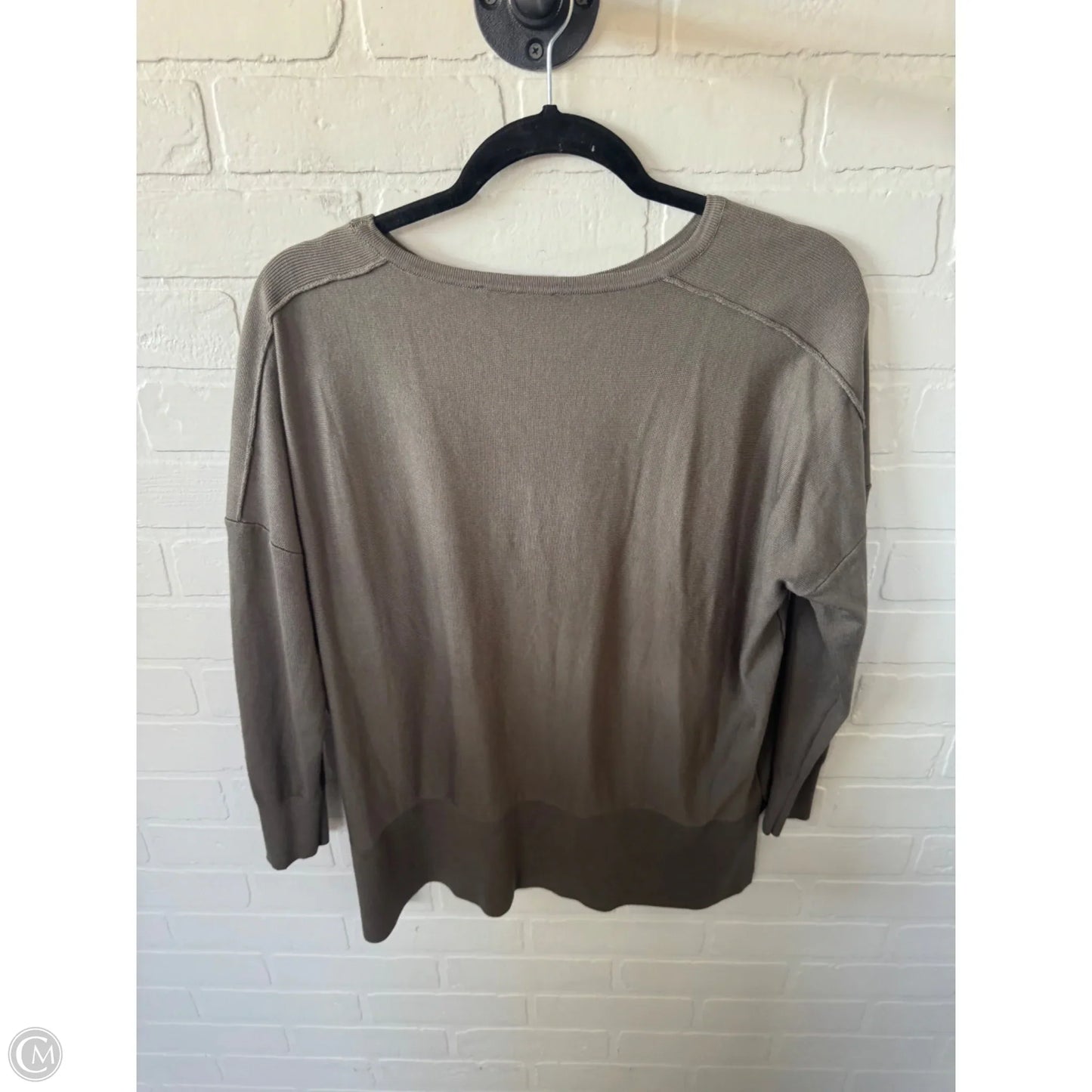 Sweater By Adrianna Papell In Grey, Size: S