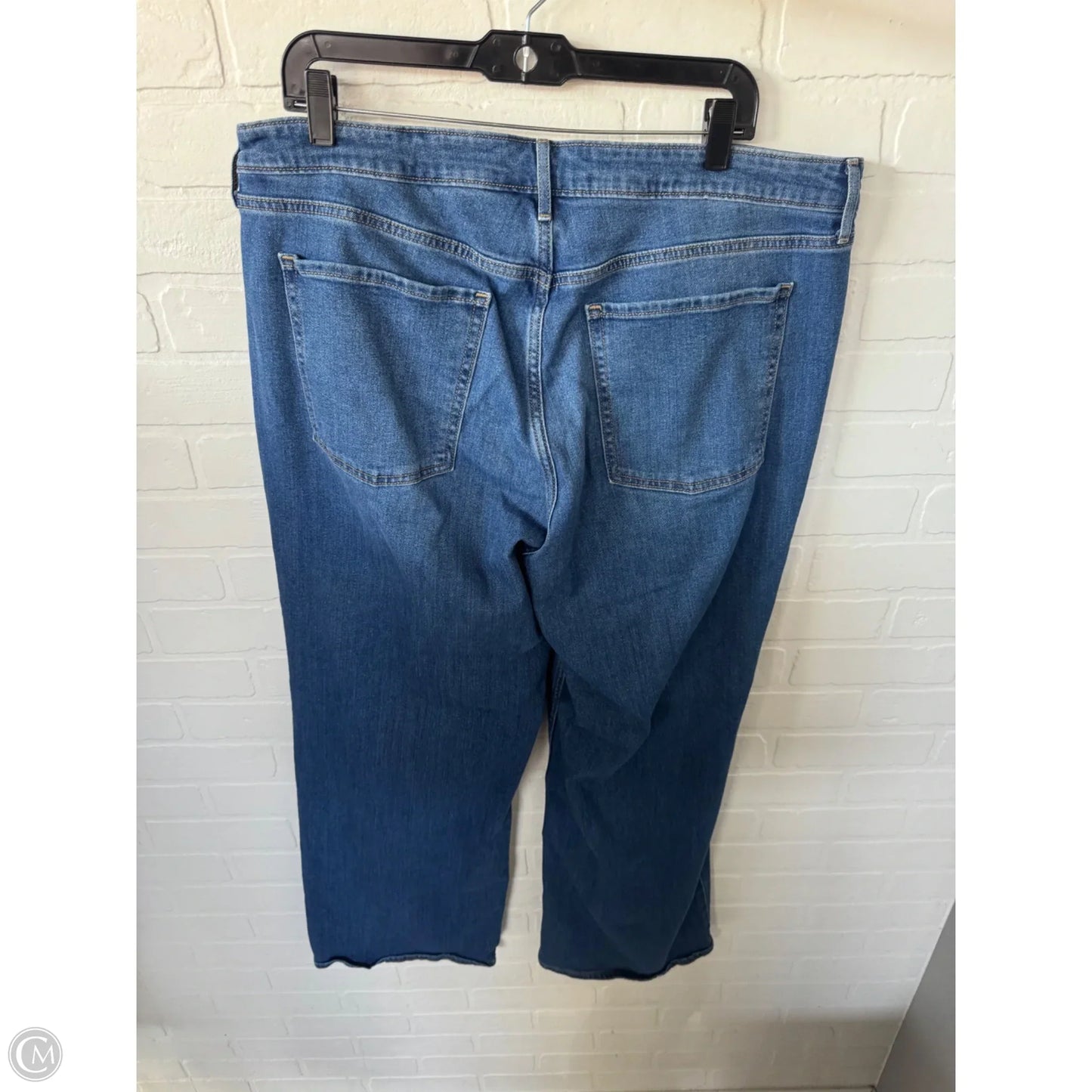 Jeans Wide Leg By Old Navy In Blue Denim, Size: 18