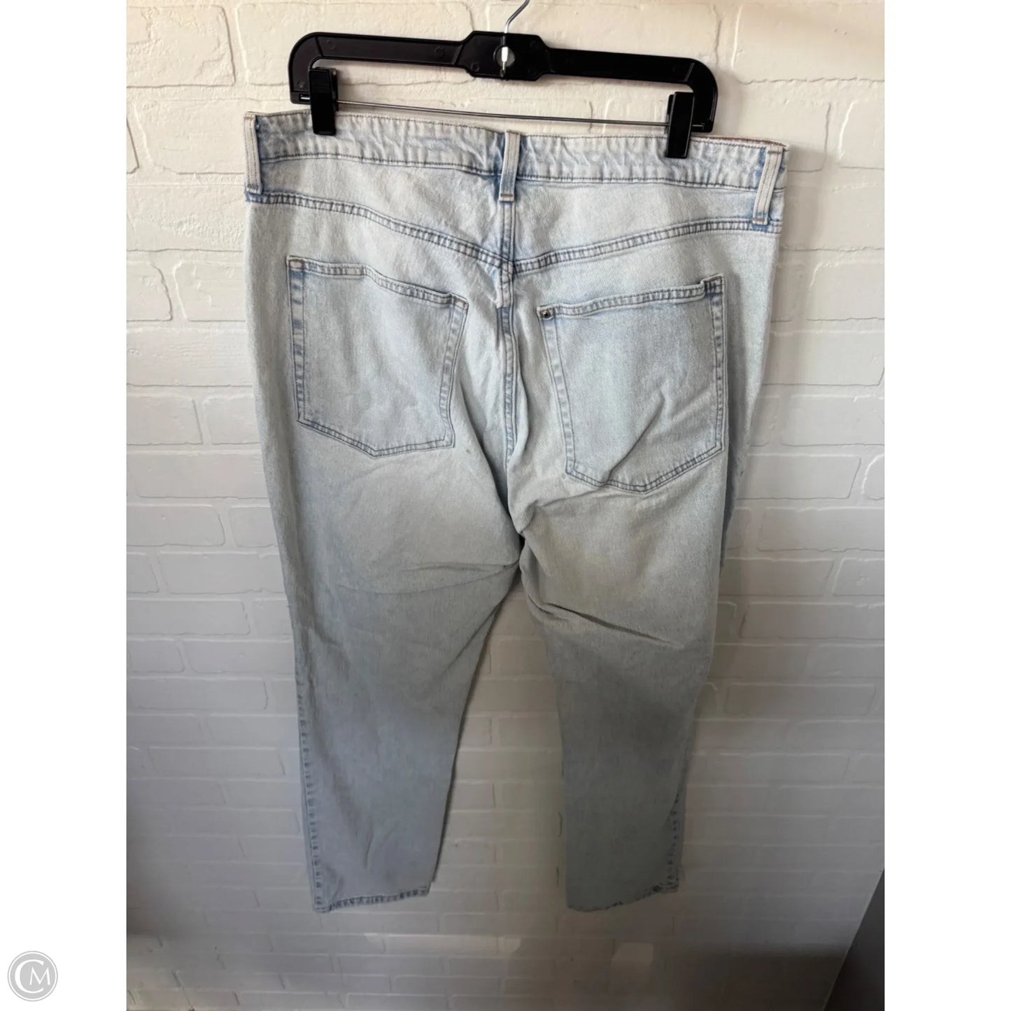 Jeans Straight By Cme In Blue Denim, Size: 16