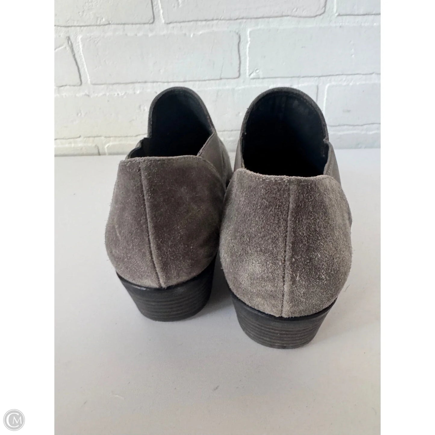 Boots Ankle Heels By Paul Green In Grey, Size: 8