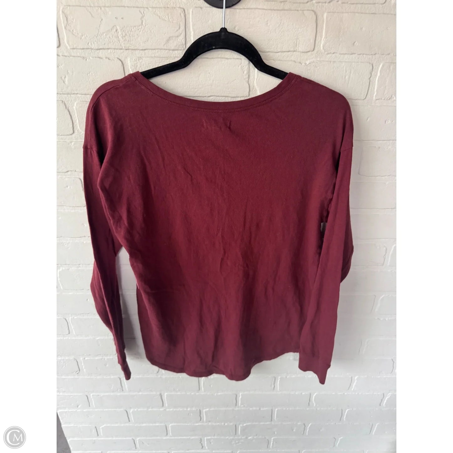 Top Short Sleeve Basic By Madewell In Brown, Size: Xs