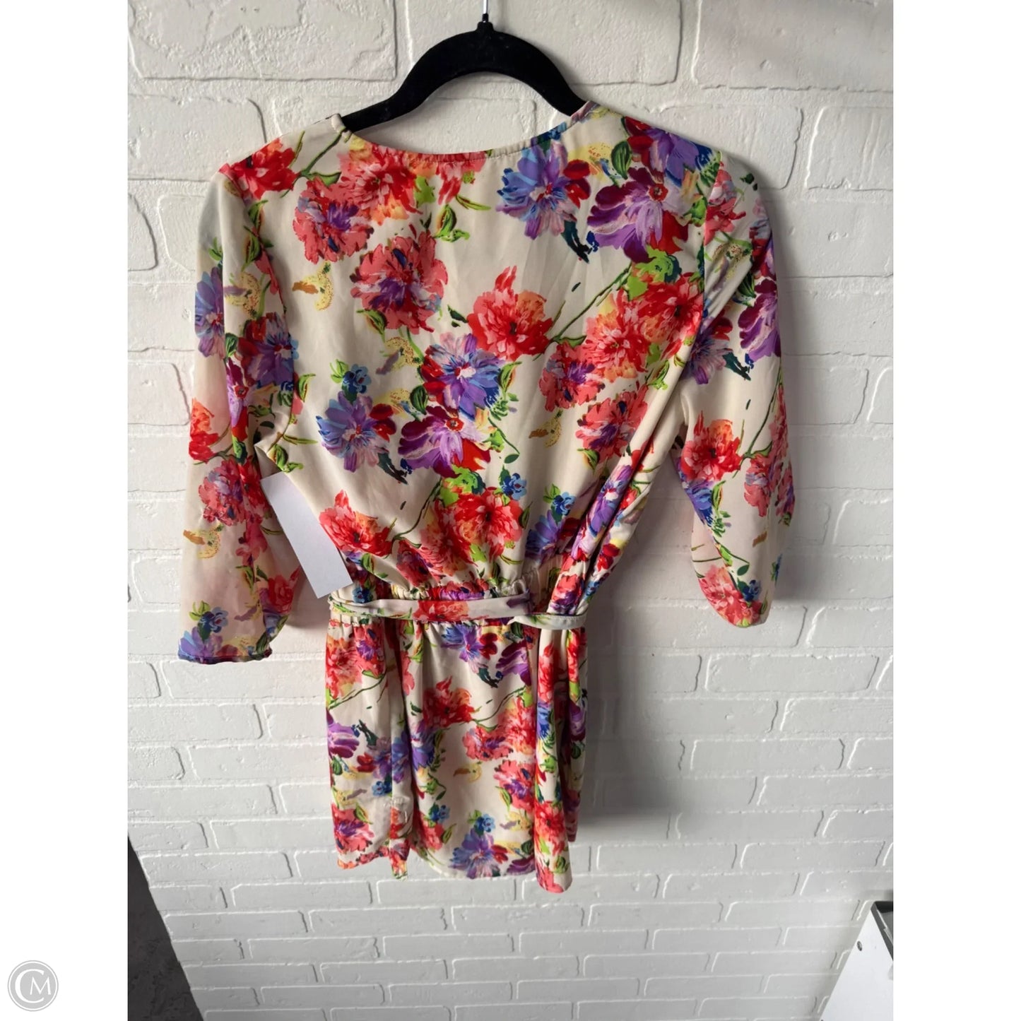 Romper By Gianni Bini In Cream & Red, Size: S