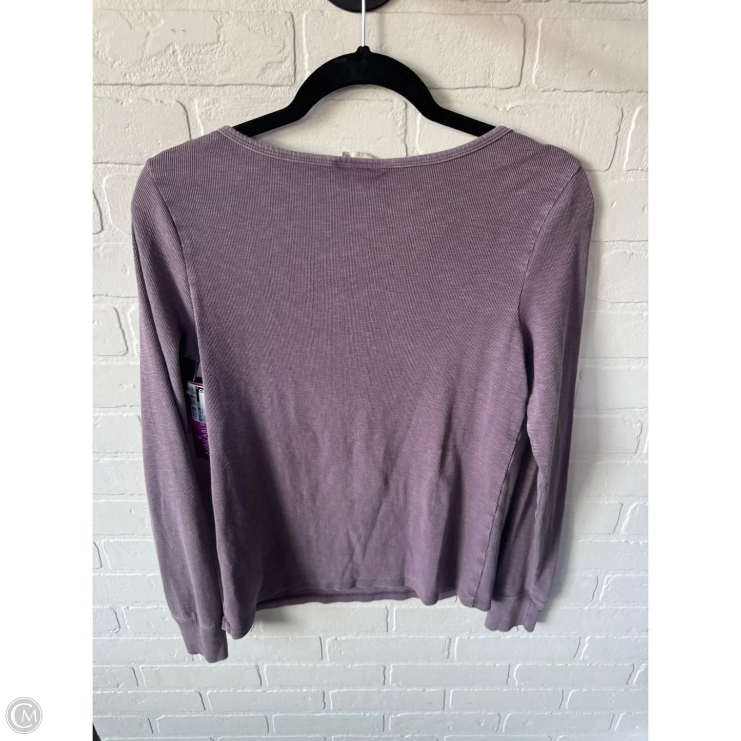 Top Long Sleeve Basic By Universal Thread In Purple, Size: Large