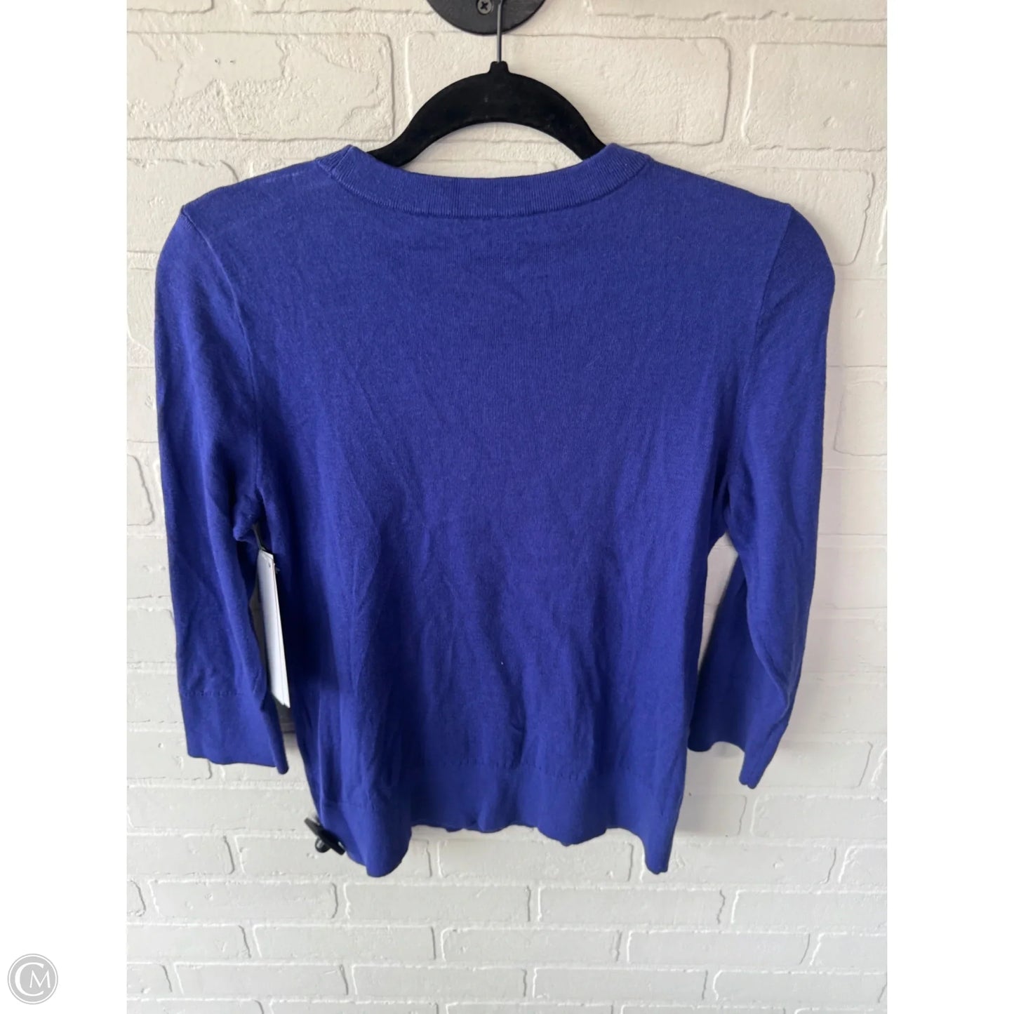 Sweater Designer By Kate Spade In Blue & Purple, Size: M