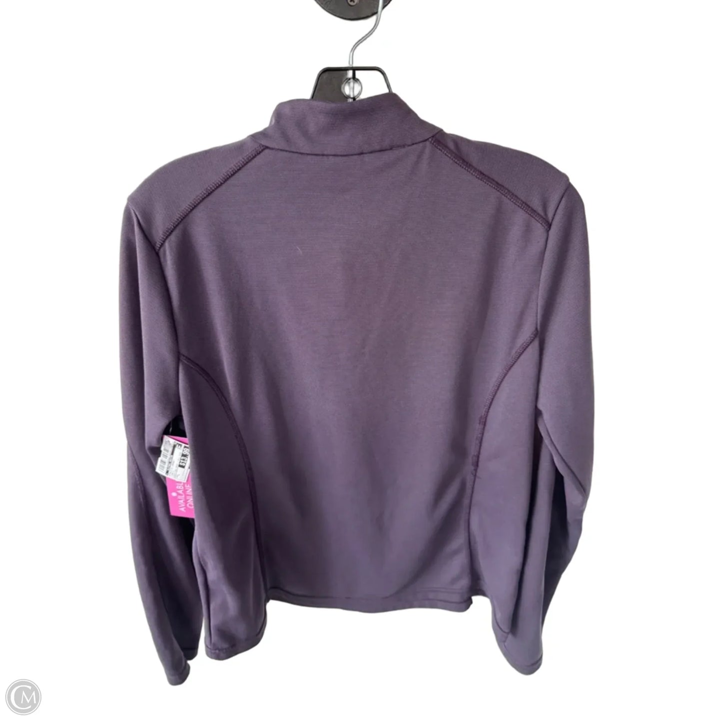 Athletic Jacket By Clothes Mentor In Purple, Size: L
