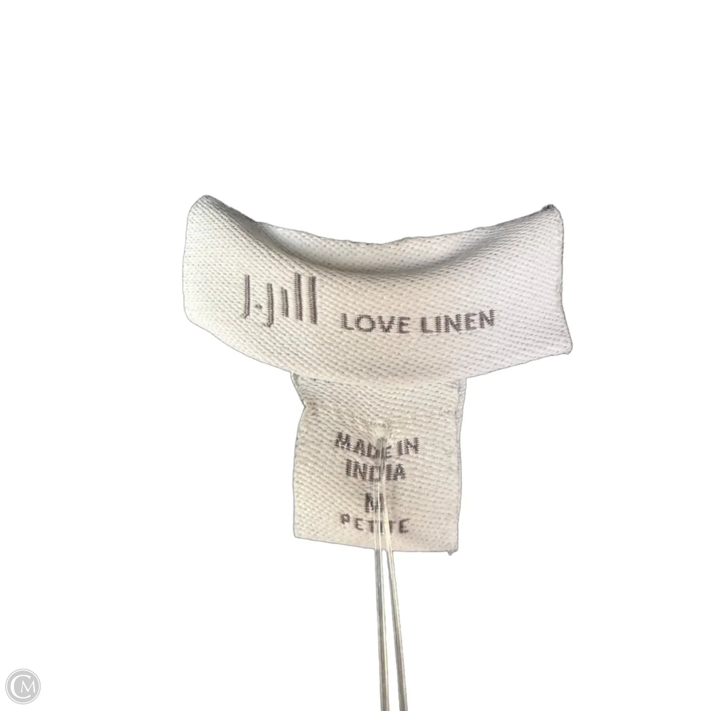 Pants Linen By J. Jill In Black & White, Size: 8p