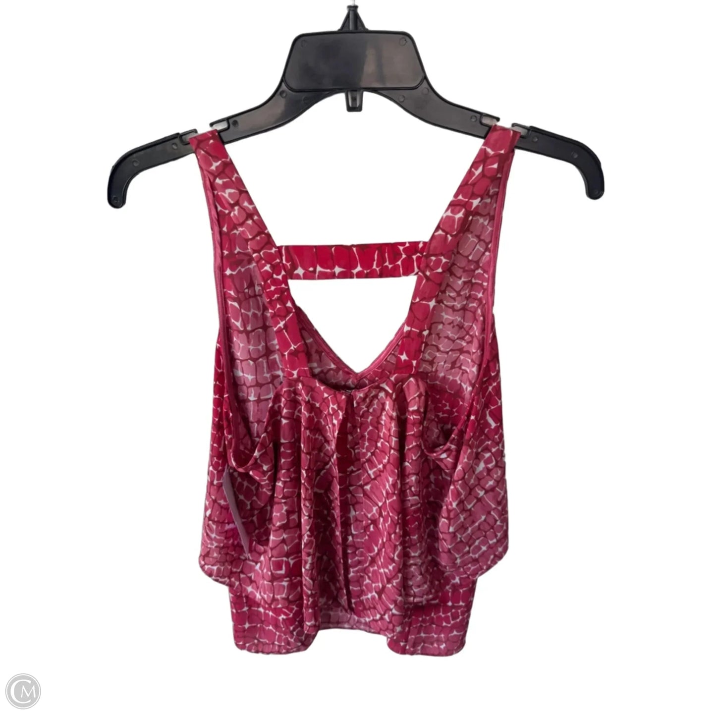 Blouse Sleeveless By White House Black Market In Red & White, Size: Xs