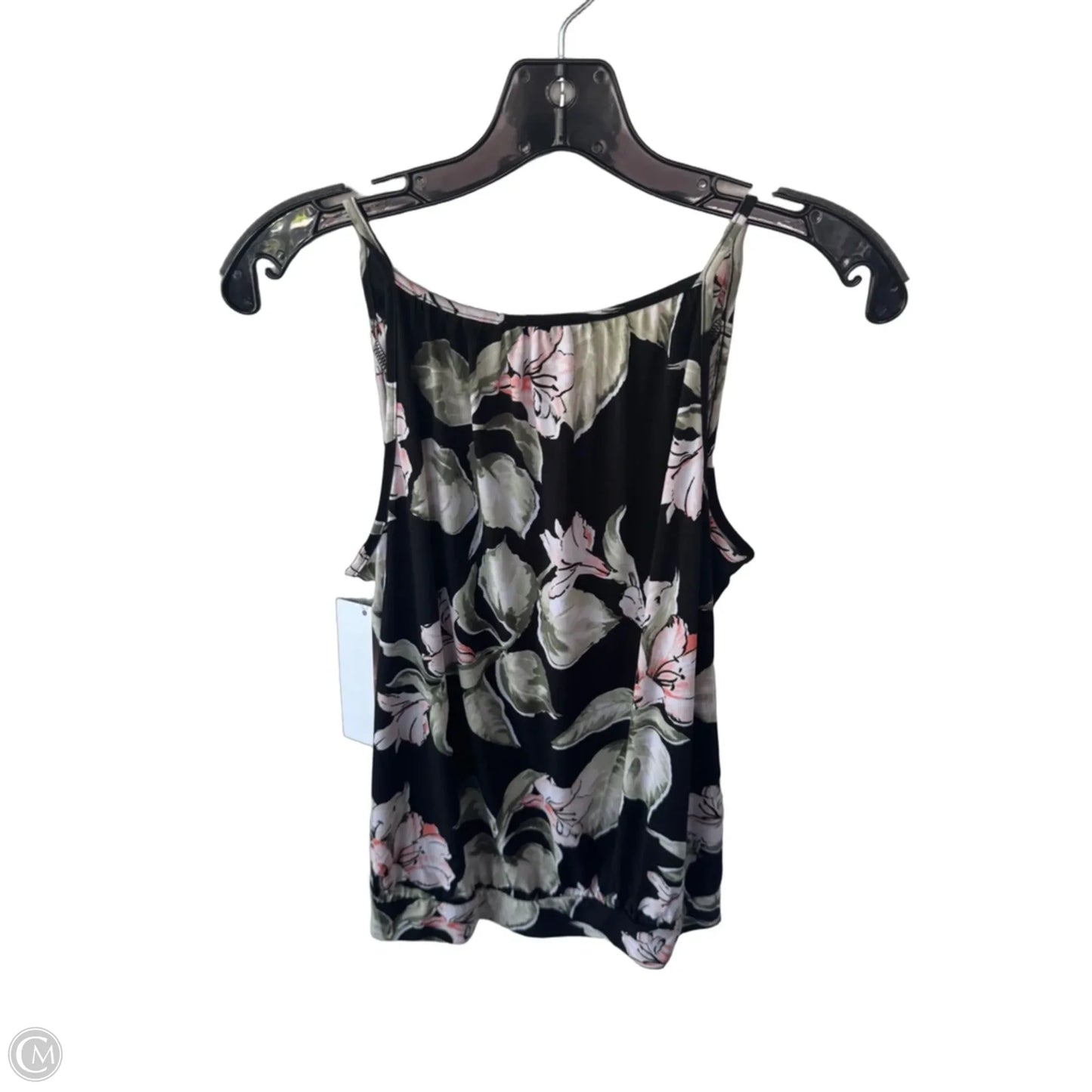 Blouse Sleeveless By White House Black Market In Black & Green, Size: S