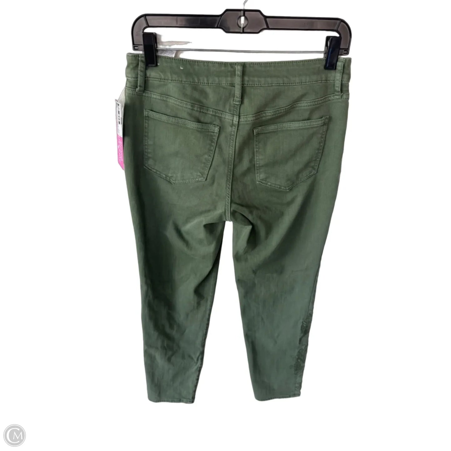 Jeans Skinny By Chicos In Green Denim, Size: 2