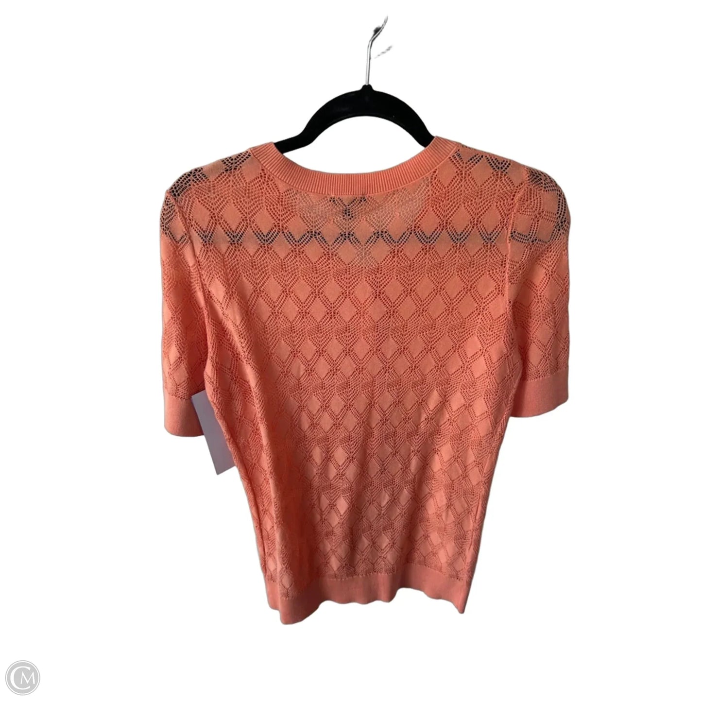 Sweater Cardigan By Talbots In Orange, Size: Xs