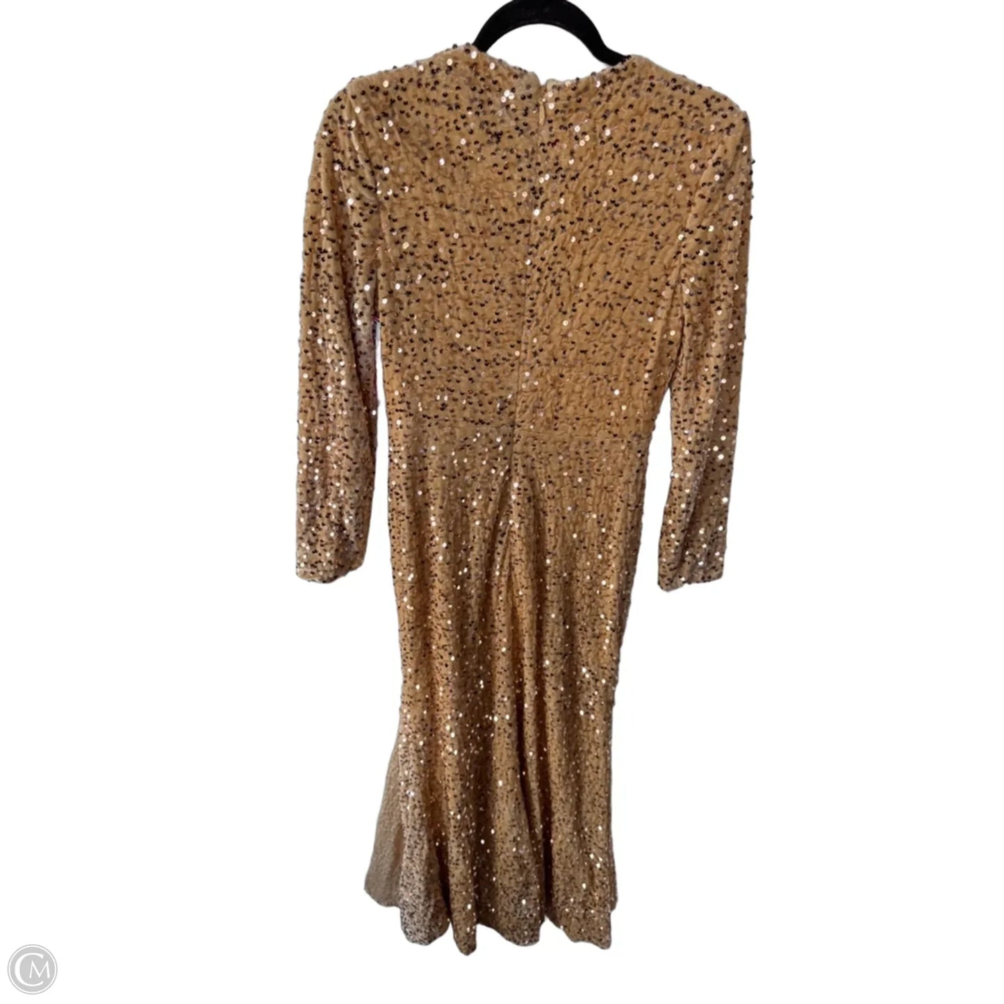 Dress Party Long By Cmf In Gold, Size: M