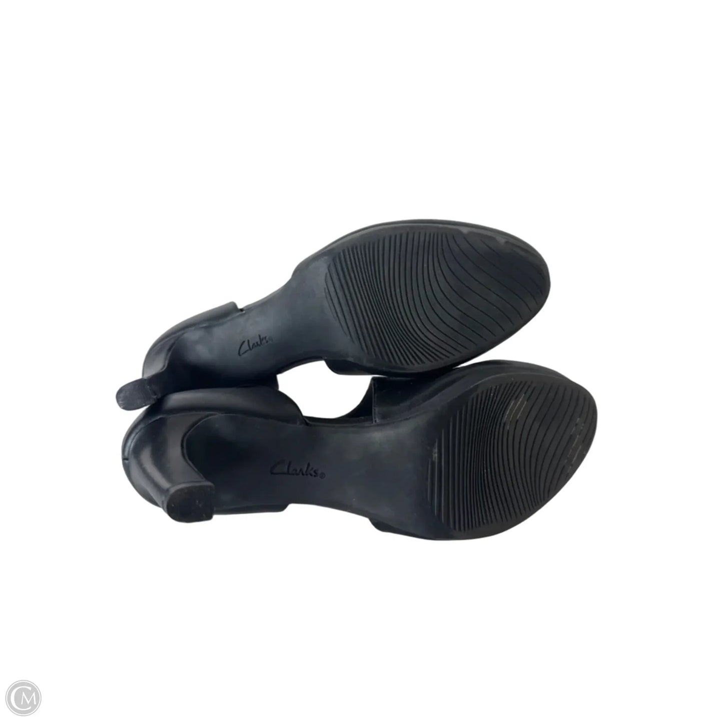 Shoes Heels Block By Clarks In Black, Size: 11