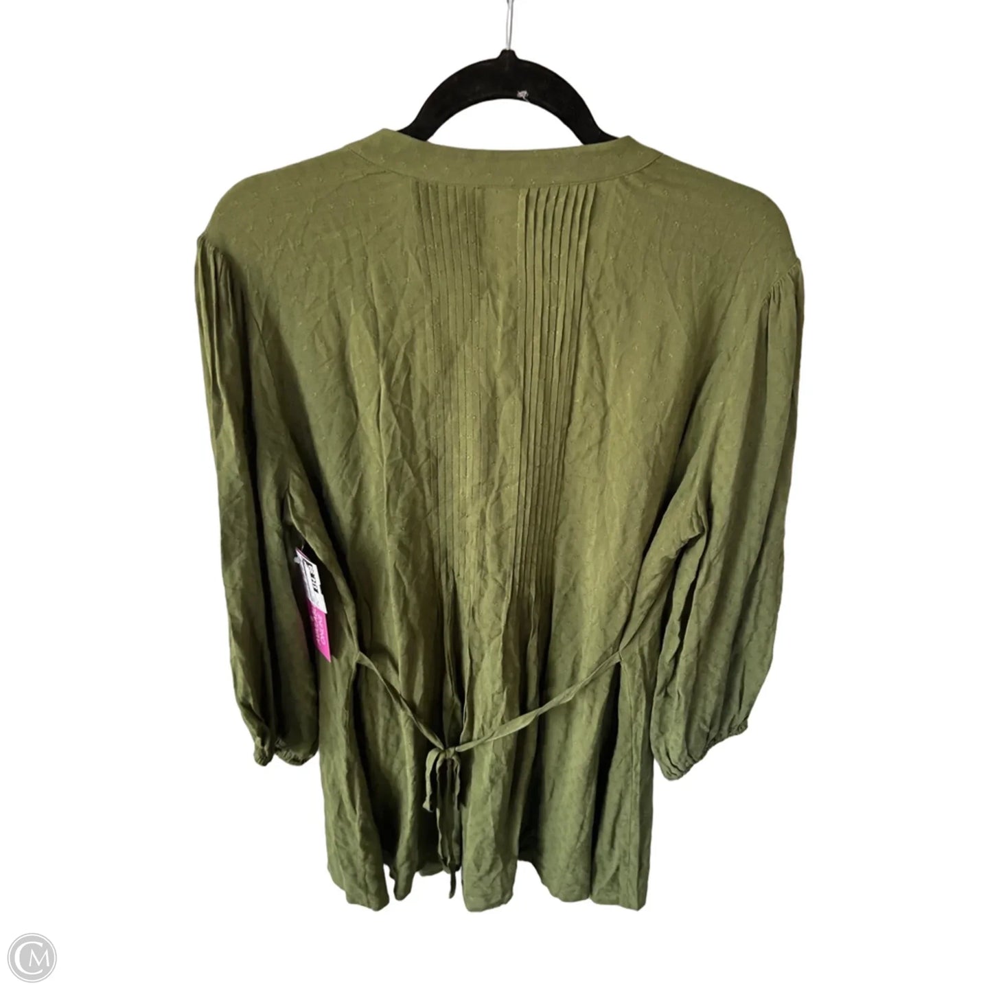 Tunic Long Sleeve By Melissa Mccarthy In Green, Size: L
