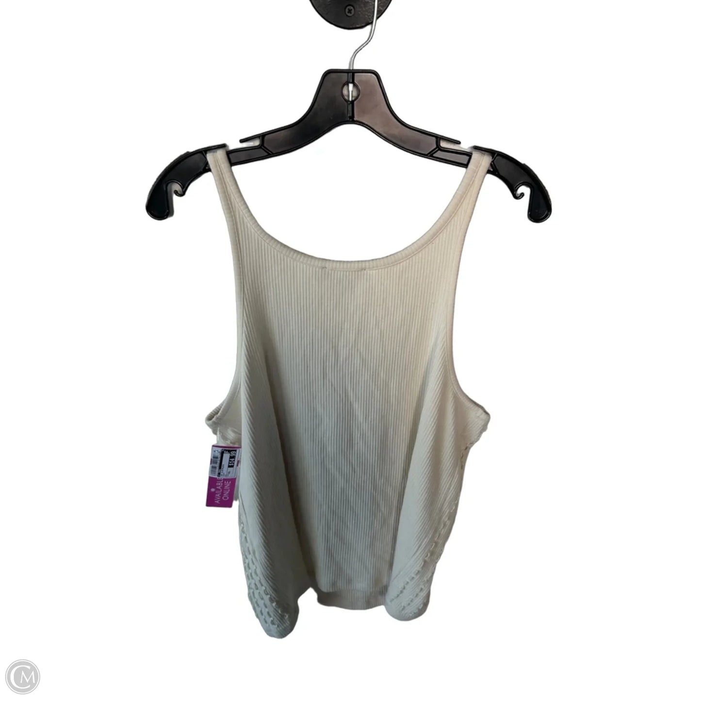 Top Sleeveless By J. Crew In Cream, Size: Xxl
