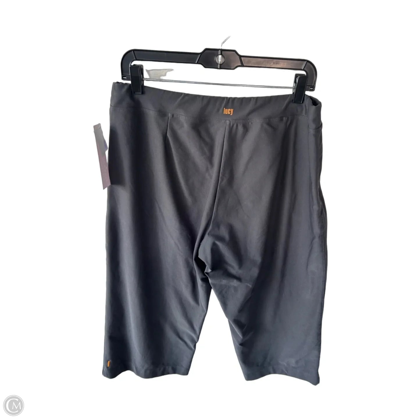 Athletic Capris By Lucy In Grey, Size: Xl